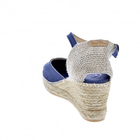 Alpargatas Toni Pons zapatos Mujer modelo Caldes Azul 