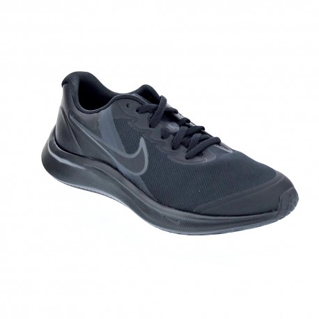Zapatillas botas Nike zapatos Niño modelo Star Runner. Negro 