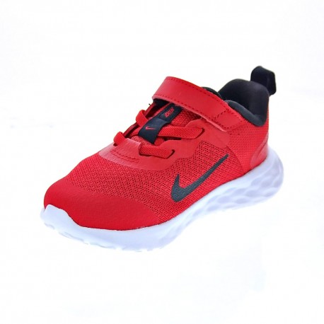 Zapatillas Nike zapatos Niño modelo Revolution 6. Rojo 