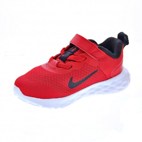 Zapatillas Nike zapatos Niño modelo Revolution 6. Rojo 