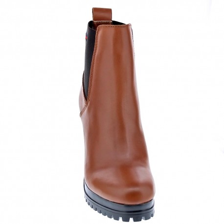 Botines Tommy Hilfiger zapatos Mujer modelo Hight Essential Marrón 
