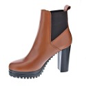 Botines Tommy Hilfiger zapatos Mujer modelo Hight Essential Marrón 