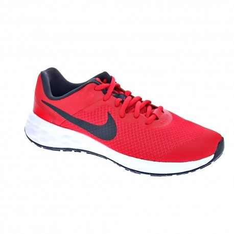 Zapatillas Nike zapatos Niño modelo Revolution 6 Rojo 