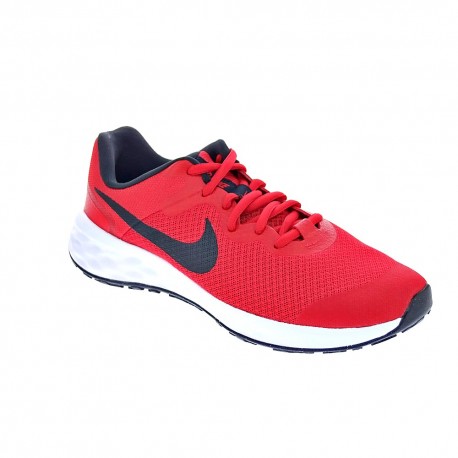 Zapatillas Nike zapatos Niño modelo Revolution 6 Rojo 