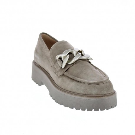 Mocasines Nero Giardini zapatos Mujer modelo I205110D Beige 