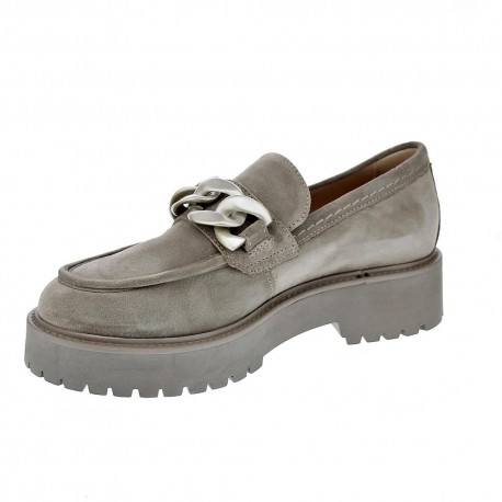 Mocasines Nero Giardini zapatos Mujer modelo I205110D Beige 