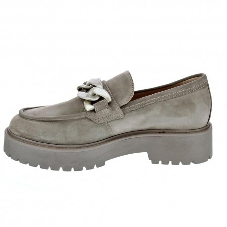 Mocasines Nero Giardini zapatos Mujer modelo I205110D Beige 