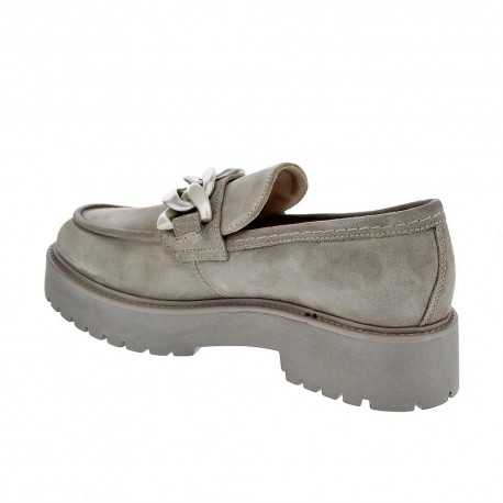 Mocasines Nero Giardini zapatos Mujer modelo I205110D Beige 