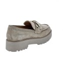Mocasines Nero Giardini zapatos Mujer modelo I205110D Beige 