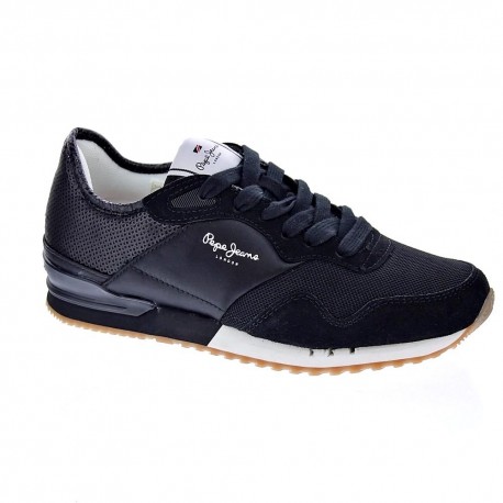 Zapatillas Pepe Jeans zapatos Mujer modelo London W. Negro 