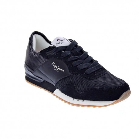 Zapatillas Pepe Jeans zapatos Mujer modelo London W. Negro 