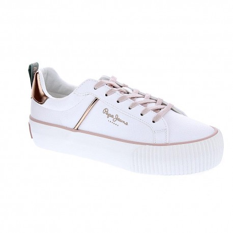 Zapatillas Pepe Jeans zapatos Mujer modelo Ottis. Blanco 
