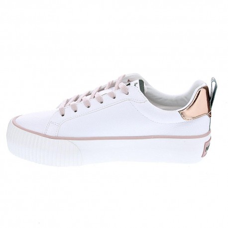 Zapatillas Pepe Jeans zapatos Mujer modelo Ottis. Blanco 