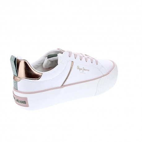 Zapatillas Pepe Jeans zapatos Mujer modelo Ottis. Blanco 