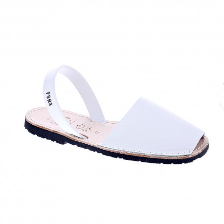 Abarcas menorquinas Avarca Pons zapatos Hombre modelo 550 Blanco 