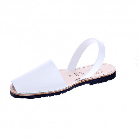 Abarcas menorquinas Avarca Pons zapatos Hombre modelo 550 Blanco 