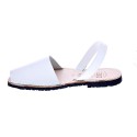 Abarcas menorquinas Avarca Pons zapatos Hombre modelo 550 Blanco 