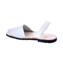 Abarcas menorquinas Avarca Pons zapatos Hombre modelo 550 Blanco 
