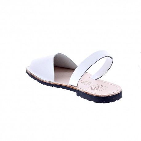 Abarcas menorquinas Avarca Pons zapatos Hombre modelo 550 Blanco 