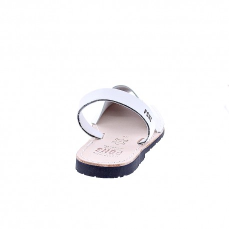 Abarcas menorquinas Avarca Pons zapatos Hombre modelo 550 Blanco 