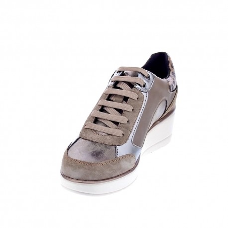 Zapatillas Geox zapatos Mujer modelo Ilde Beige 