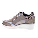 Zapatillas Geox zapatos Mujer modelo Ilde Beige 