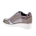 Zapatillas Geox zapatos Mujer modelo Ilde Beige 