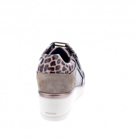 Zapatillas Geox zapatos Mujer modelo Ilde Beige 