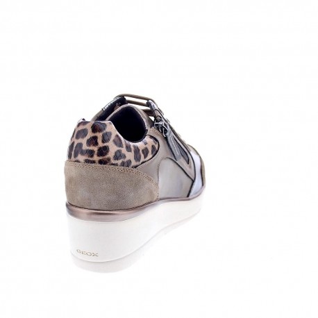 Zapatillas Geox zapatos Mujer modelo Ilde Beige 