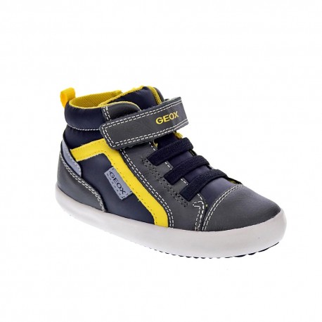 Botines Geox zapatos Niño modelo Gisli Gris 