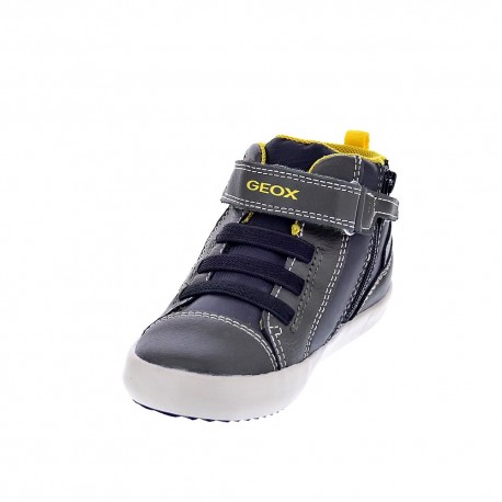 Botines Geox zapatos Niño modelo Gisli Gris 