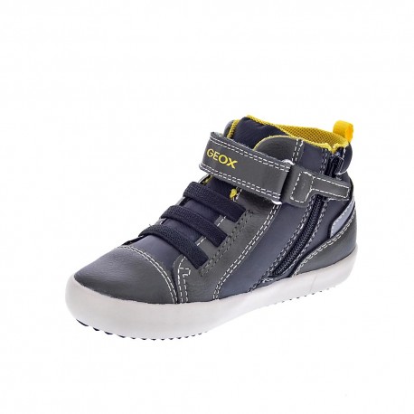 Botines Geox zapatos Niño modelo Gisli Gris 
