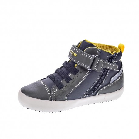 Botines Geox zapatos Niño modelo Gisli Gris 