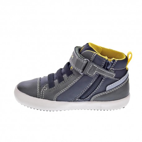 Botines Geox zapatos Niño modelo Gisli Gris 