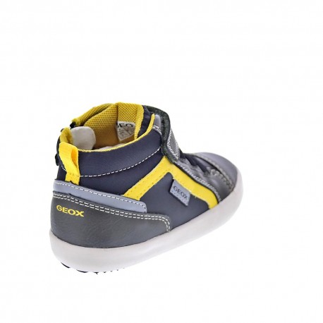 Botines Geox zapatos Niño modelo Gisli Gris 