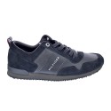 Zapatillas Tommy Hilfiger zapatos Hombre modelo Iconic Leather Negro 