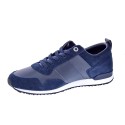 Zapatillas Tommy Hilfiger zapatos Hombre modelo Iconic Leather Azul 