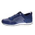 Zapatillas Tommy Hilfiger zapatos Hombre modelo Iconic Leather Azul 