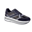 Zapatillas Geox zapatos Mujer modelo Kency Negro 