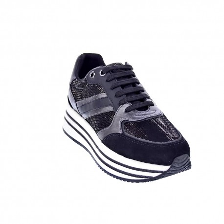 Zapatillas Geox zapatos Mujer modelo Kency Negro 