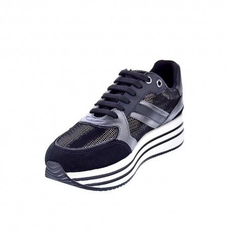 Zapatillas Geox zapatos Mujer modelo Kency Negro 