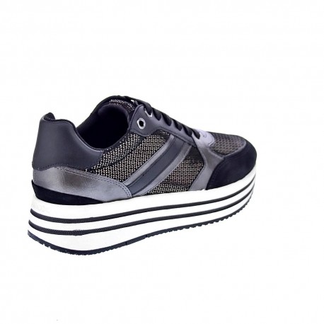 Zapatillas Geox zapatos Mujer modelo Kency Negro 