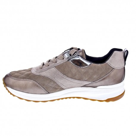 Zapatillas Geox zapatos Mujer modelo Airell Beige 