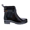 Botines Tommy Hilfiger zapatos Mujer modelo Rainboot Negro 