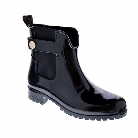 Botines Tommy Hilfiger zapatos Mujer modelo Rainboot Negro 