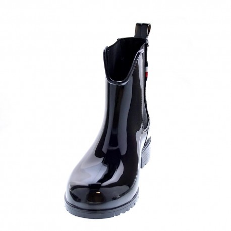 Botines Tommy Hilfiger zapatos Mujer modelo Rainboot Negro 