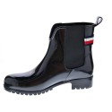 Botines Tommy Hilfiger zapatos Mujer modelo Rainboot Negro 