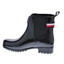 Botines Tommy Hilfiger zapatos Mujer modelo Rainboot Negro 