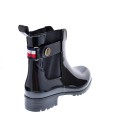 Botines Tommy Hilfiger zapatos Mujer modelo Rainboot Negro 