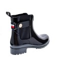 Botines Tommy Hilfiger zapatos Mujer modelo Rainboot Negro 
